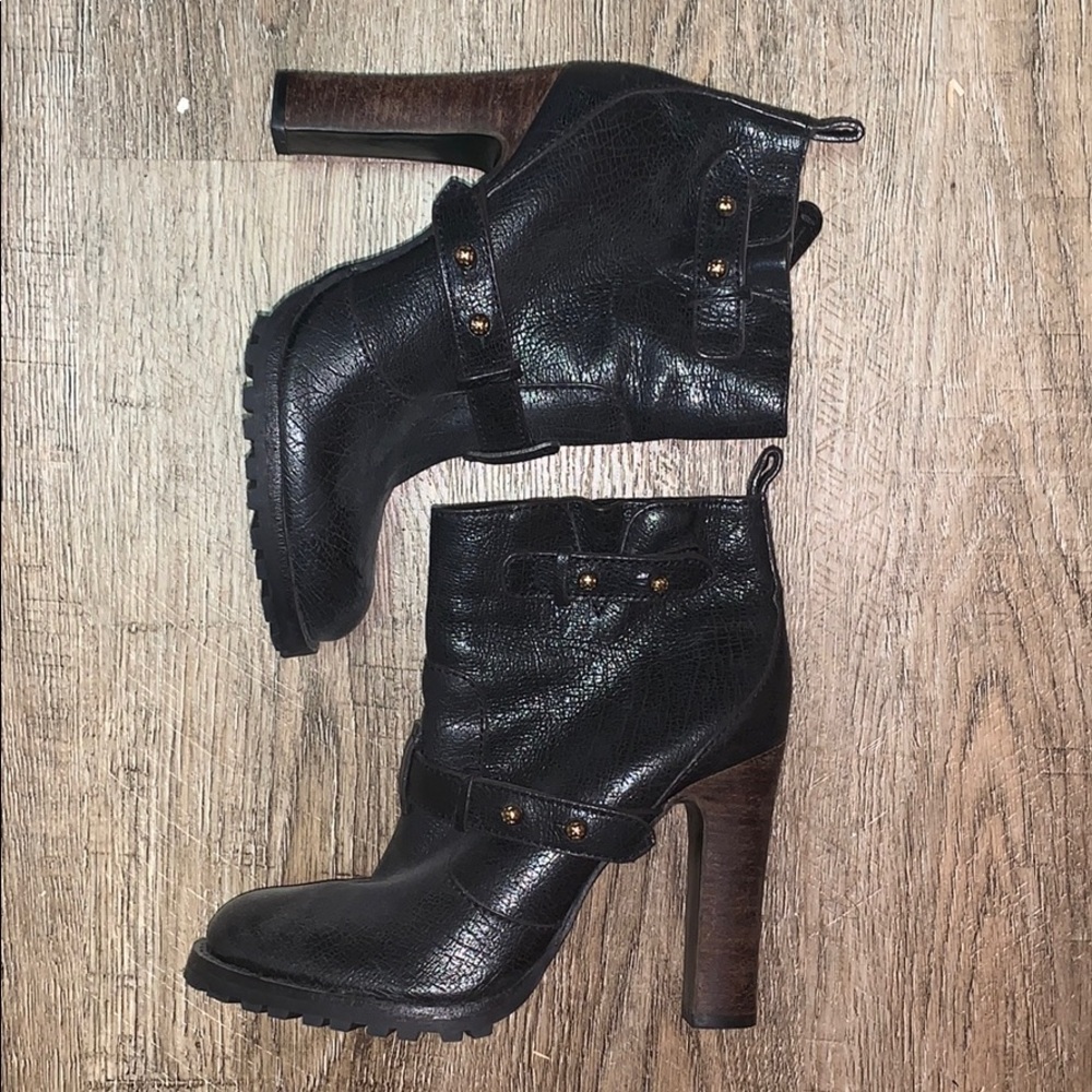 Tory Burch block heel booties